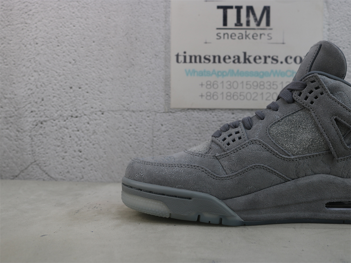 New Batch KAWS x Air Jordan 4 Retro Cool Grey 930155-003